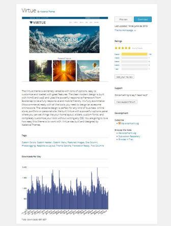 WP fiche theme