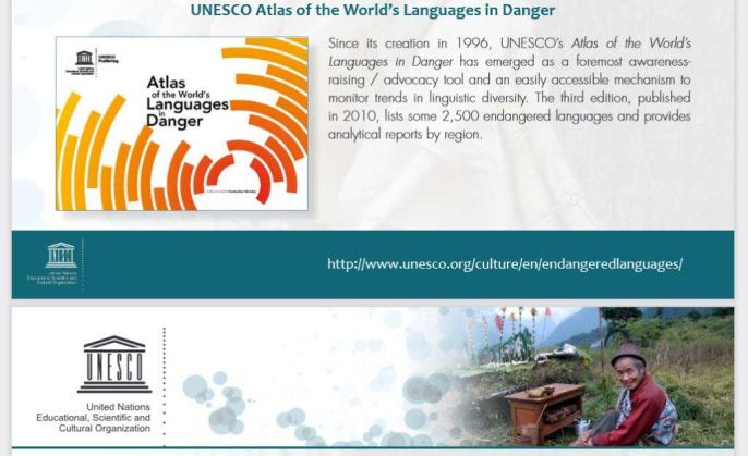 ATLAS UNESCO - lenguas en peligro