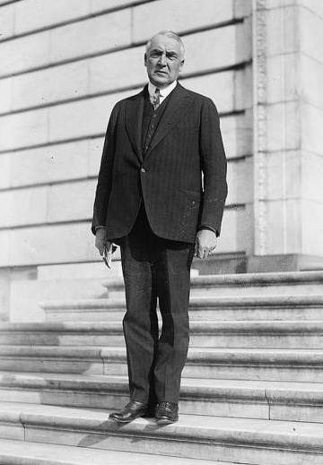 Warren Harding - Foto de la BIblioteca del Congreso Warren Harding